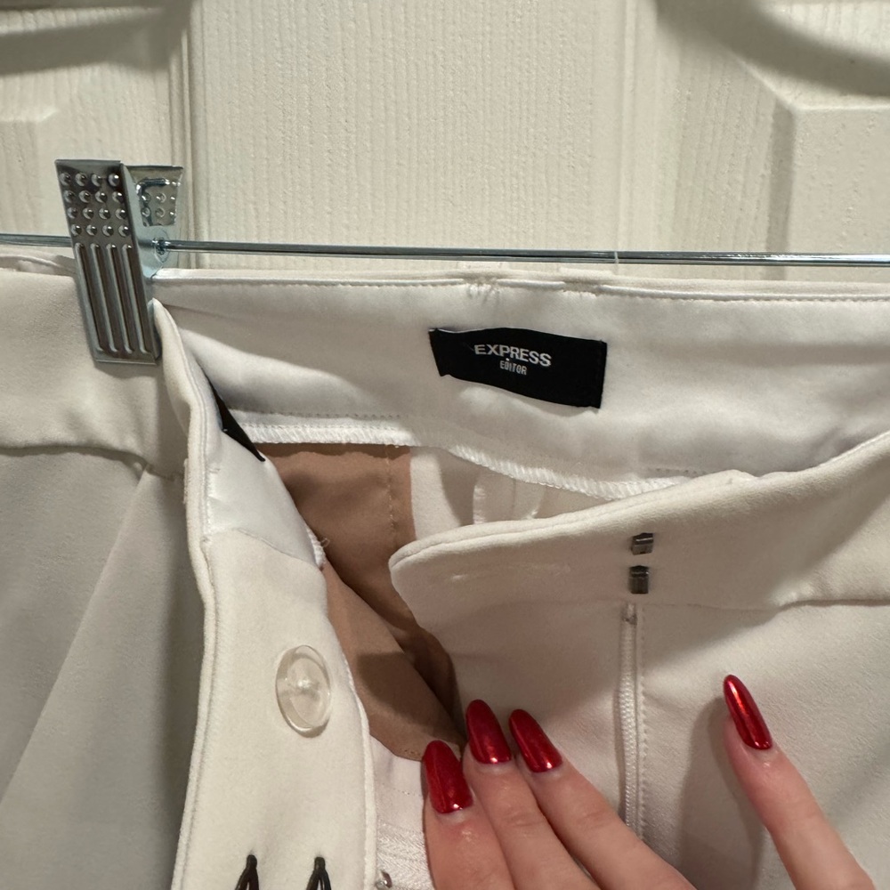White Express Slacks - Picture 2 of 3